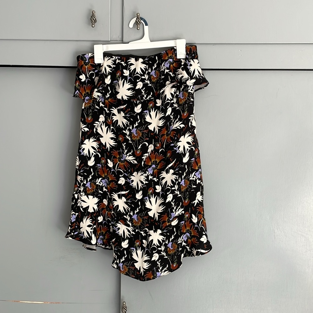 A.L.C. Strapless mini dress 100% silk